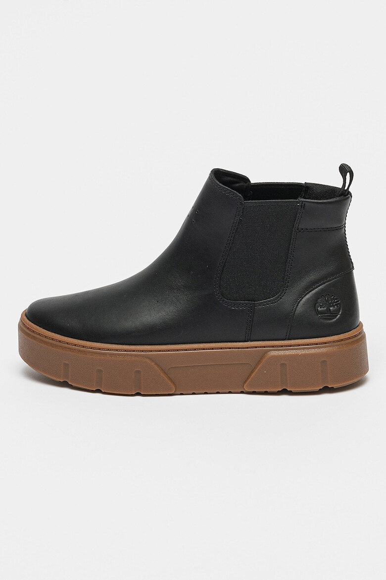 Timberland Кожени боти Laurel Court Chelsea с текстил - Pepit.bg