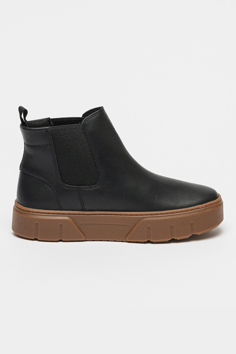 Timberland Кожени боти Laurel Court Chelsea с текстил - Pepit.bg