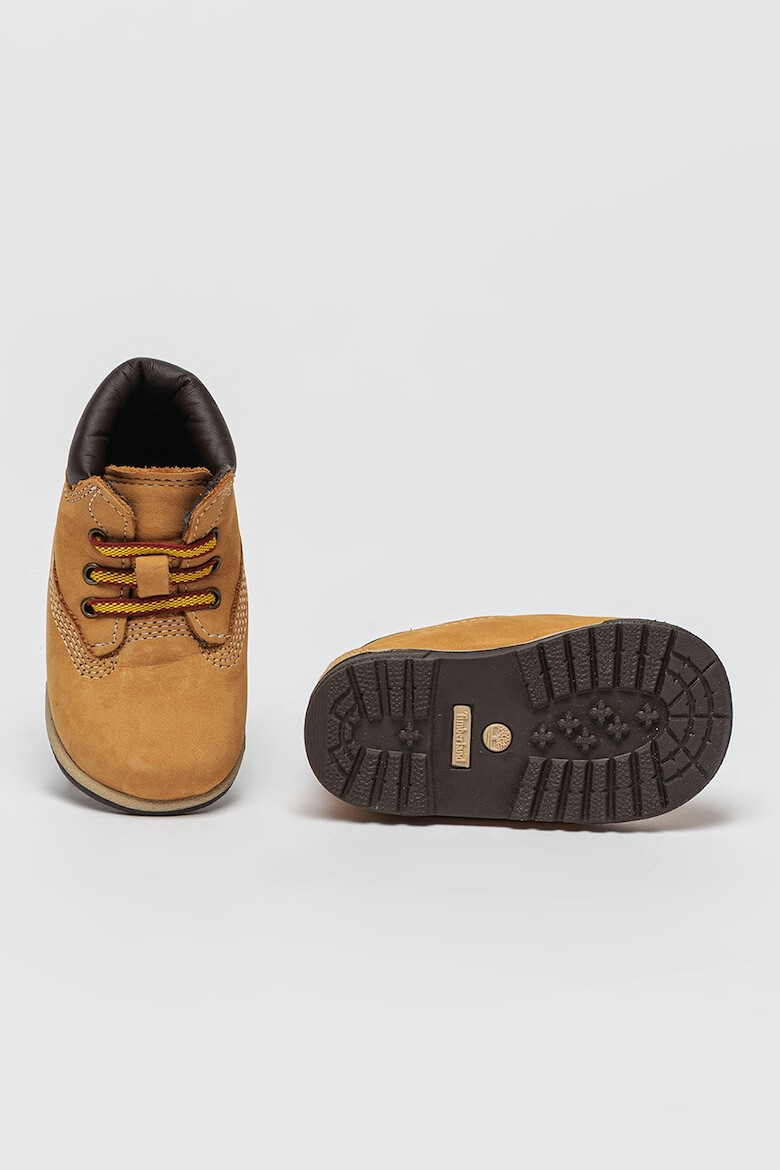 Timberland Кожени боти с лого - Pepit.bg