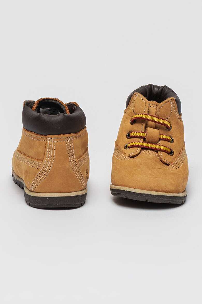 Timberland Кожени боти с лого - Pepit.bg