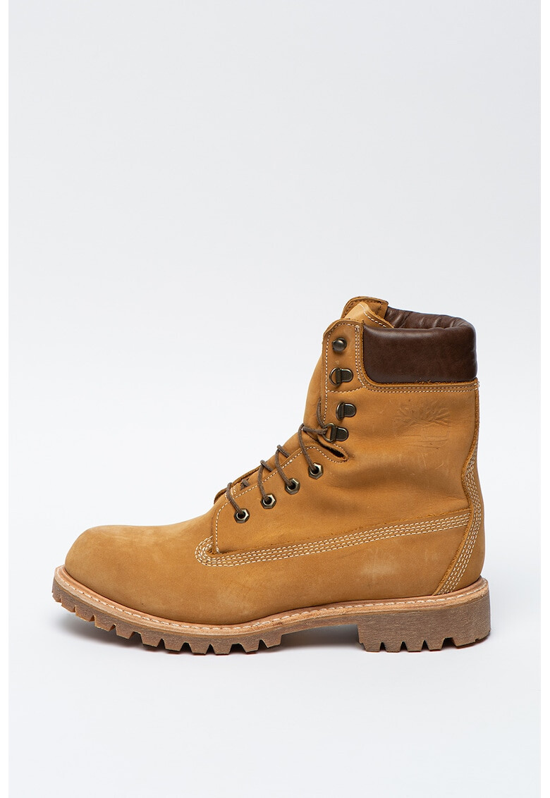 Timberland Кожени боти с набук - Pepit.bg