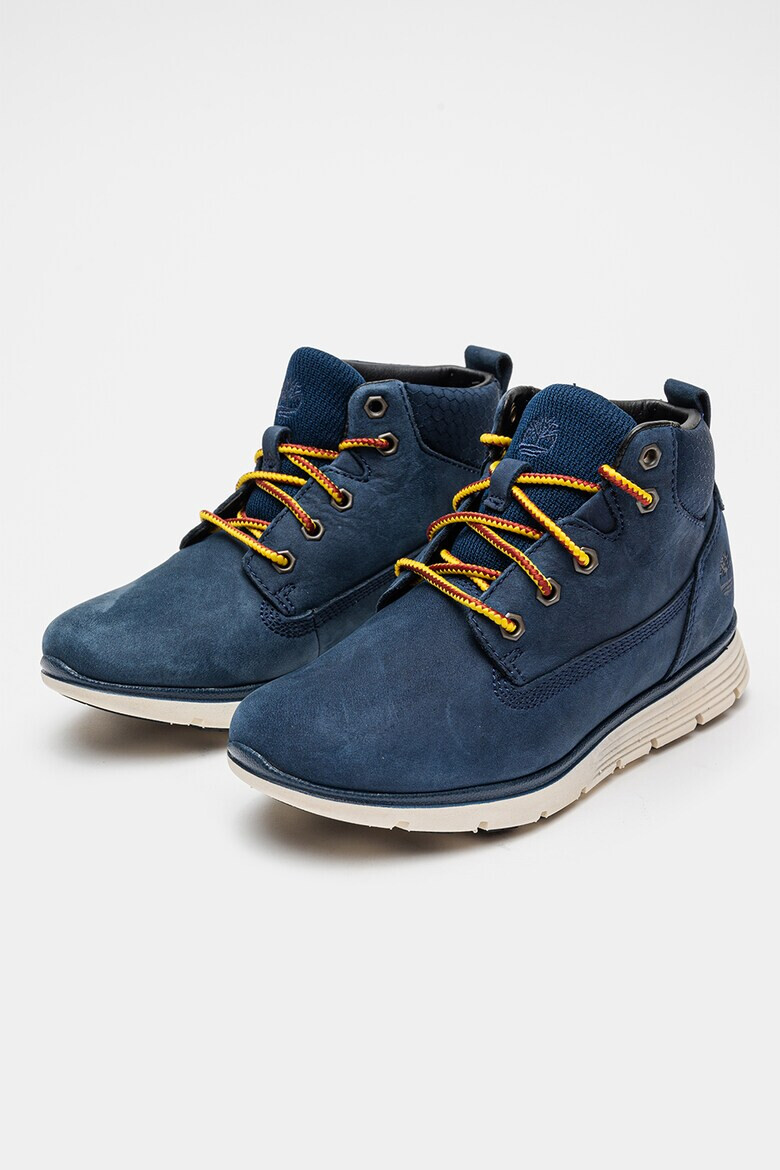 Timberland Кожени боти с тейкстил - Pepit.bg