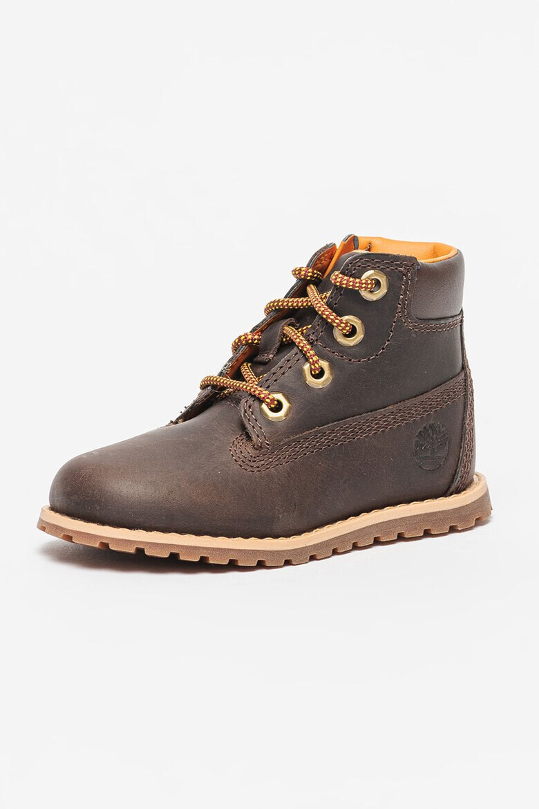 Timberland Кожени боти с цип - Pepit.bg