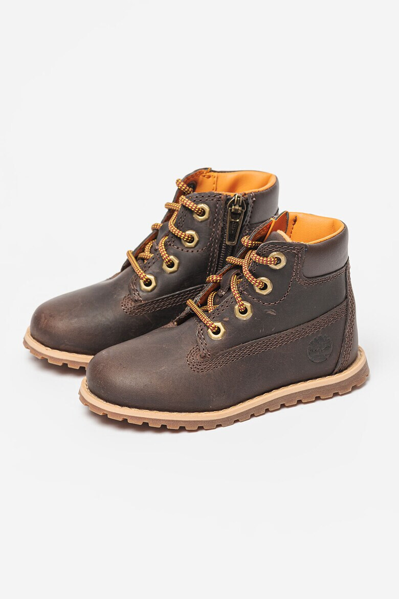 Timberland Кожени боти с цип - Pepit.bg