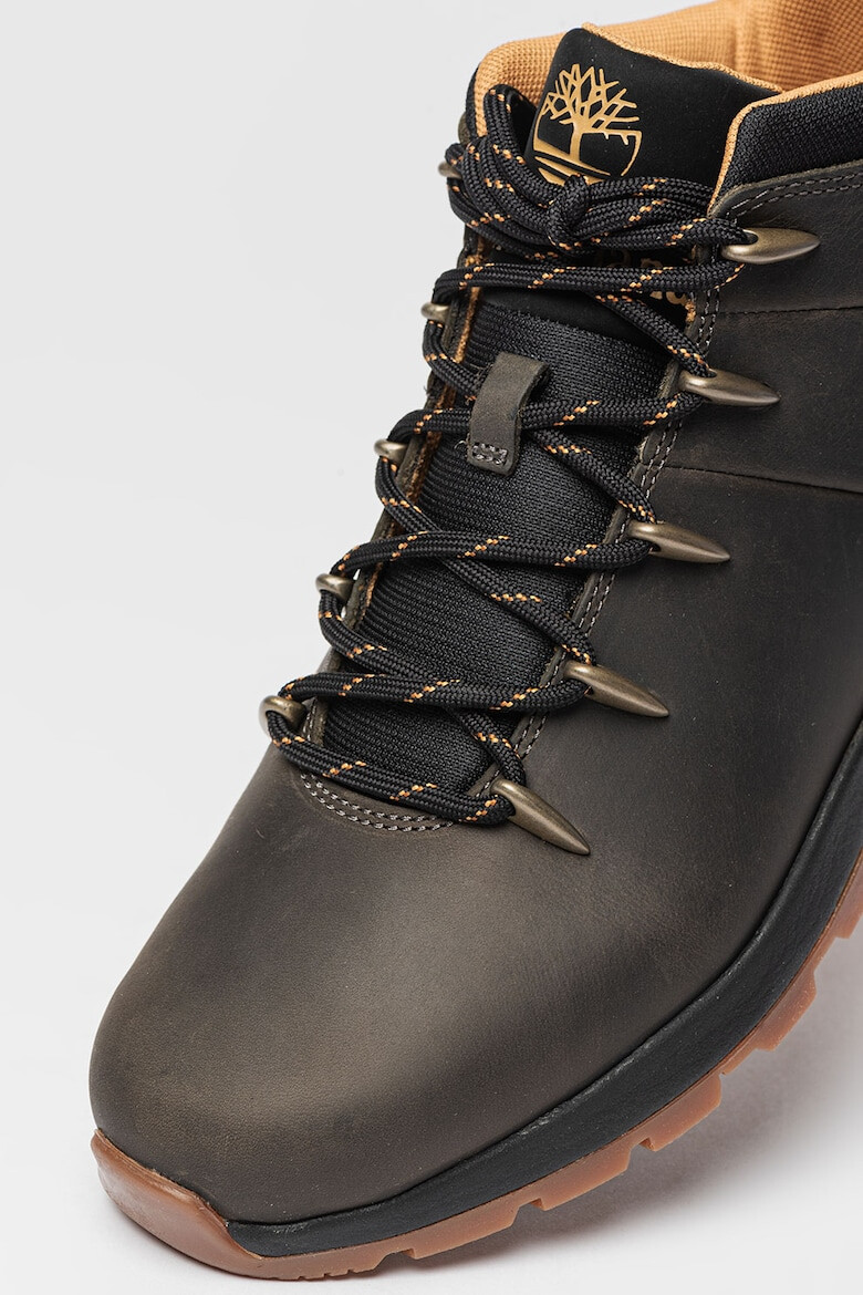 Timberland Кожени боти Sprint Trekker с текстил - Pepit.bg