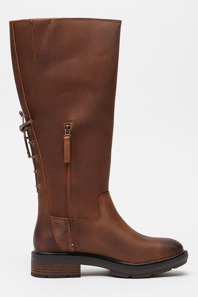 Timberland Кожени ботуши Brimfield - Канелено кафяво - Pepit.bg