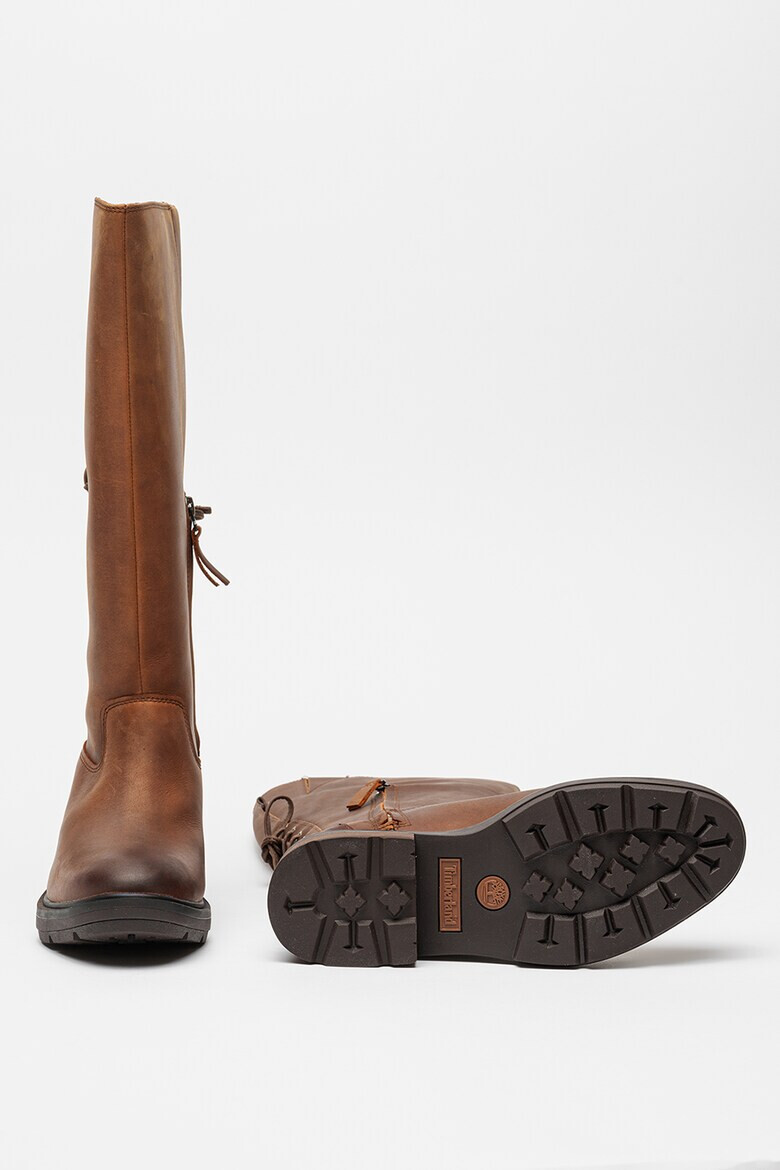 Timberland Кожени ботуши Brimfield - Канелено кафяво - Pepit.bg