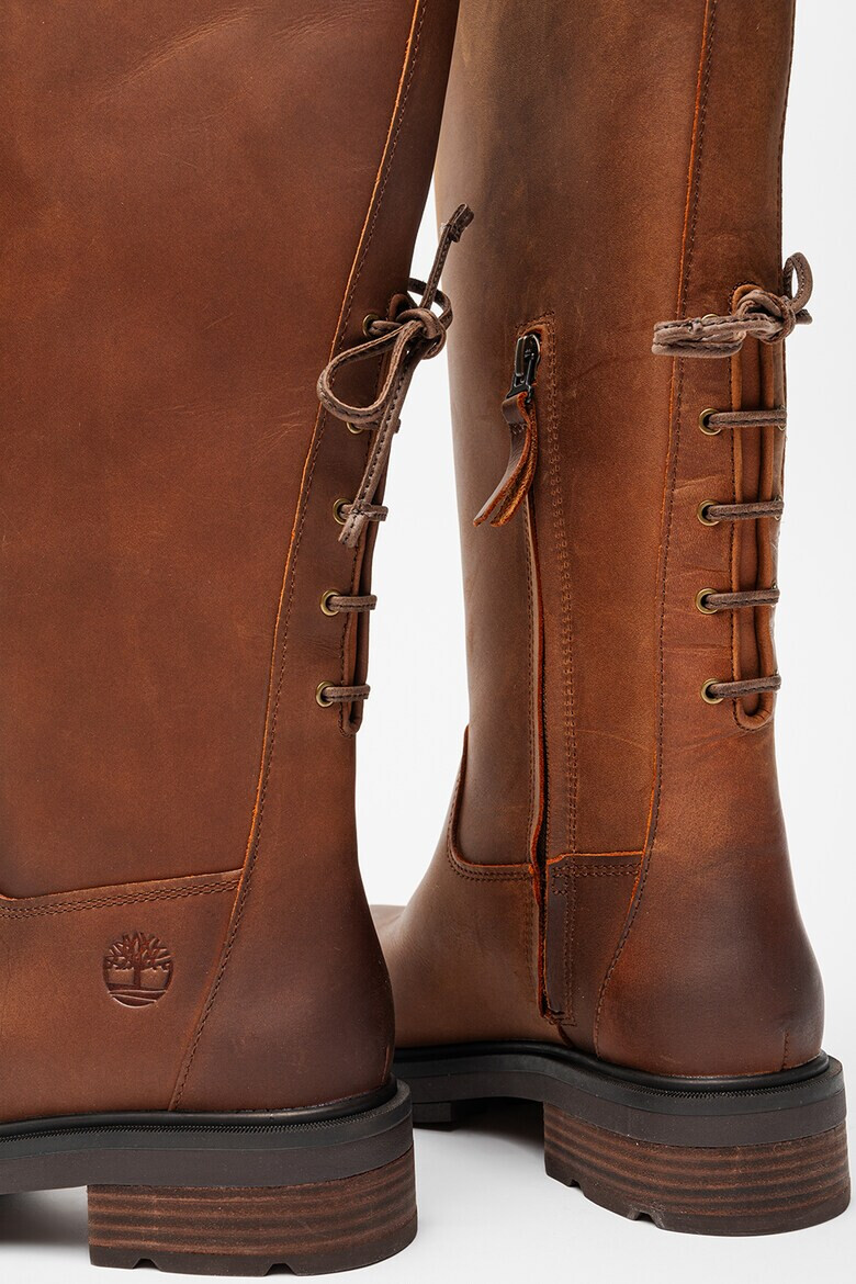 Timberland Кожени ботуши Brimfield - Канелено кафяво - Pepit.bg