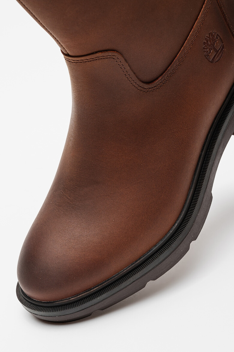 Timberland Кожени ботуши Brimfield - Канелено кафяво - Pepit.bg