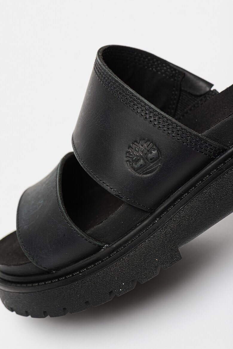 Timberland Кожени чехли Clariemont Way - Черен - Pepit.bg