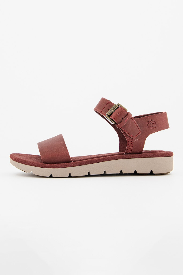 Timberland Кожени сандали с лого - Pepit.bg