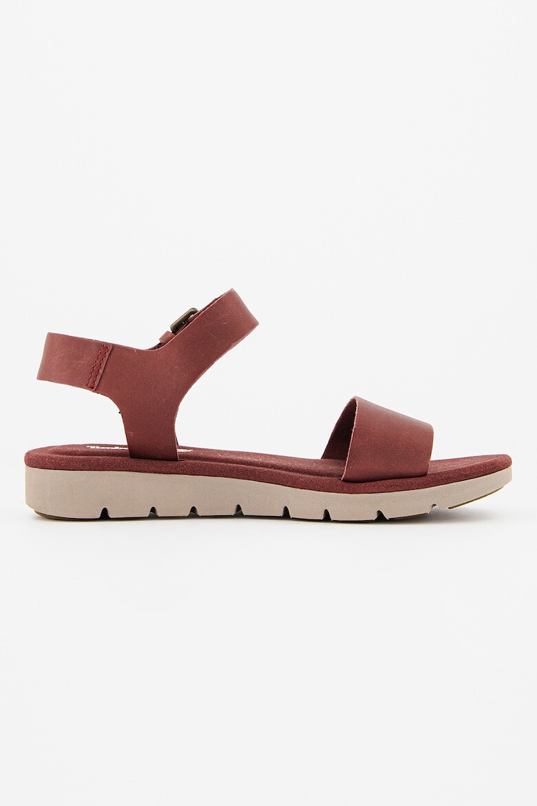 Timberland Кожени сандали с лого - Pepit.bg