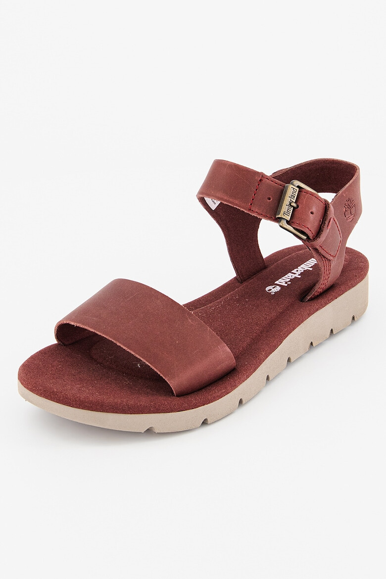 Timberland Кожени сандали с лого - Pepit.bg