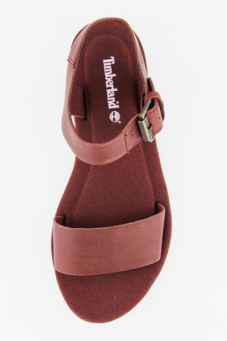 Timberland Кожени сандали с лого - Pepit.bg