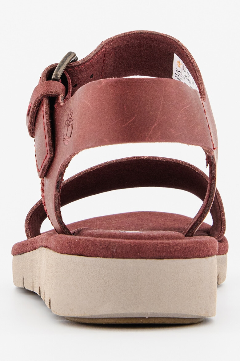 Timberland Кожени сандали с лого - Pepit.bg