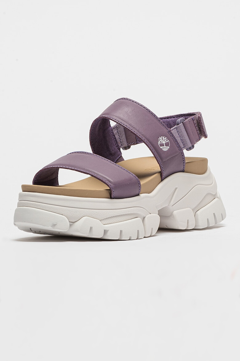 Timberland Кожени сандали с велкро - Pepit.bg