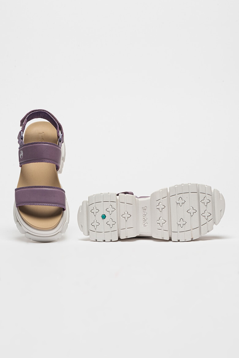 Timberland Кожени сандали с велкро - Pepit.bg