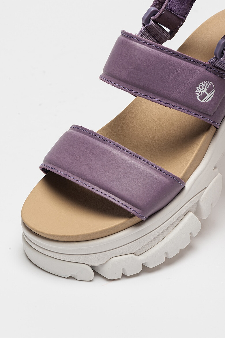 Timberland Кожени сандали с велкро - Pepit.bg