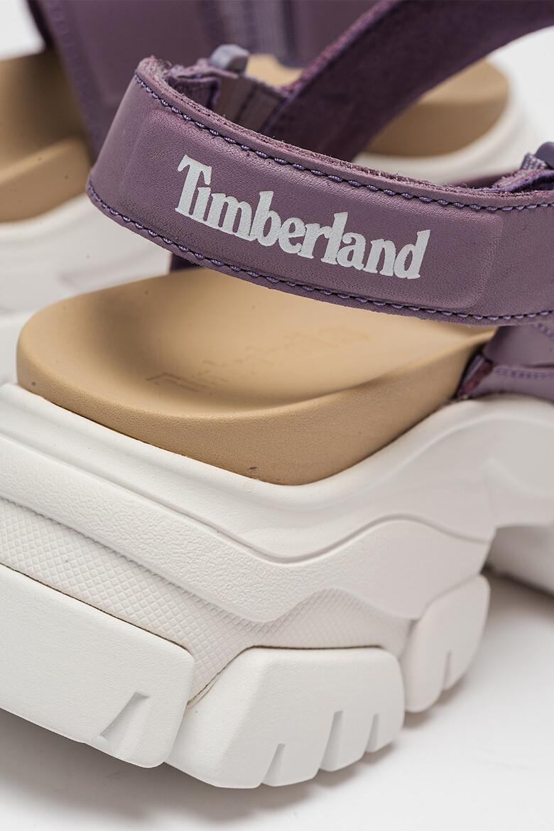 Timberland Кожени сандали с велкро - Pepit.bg