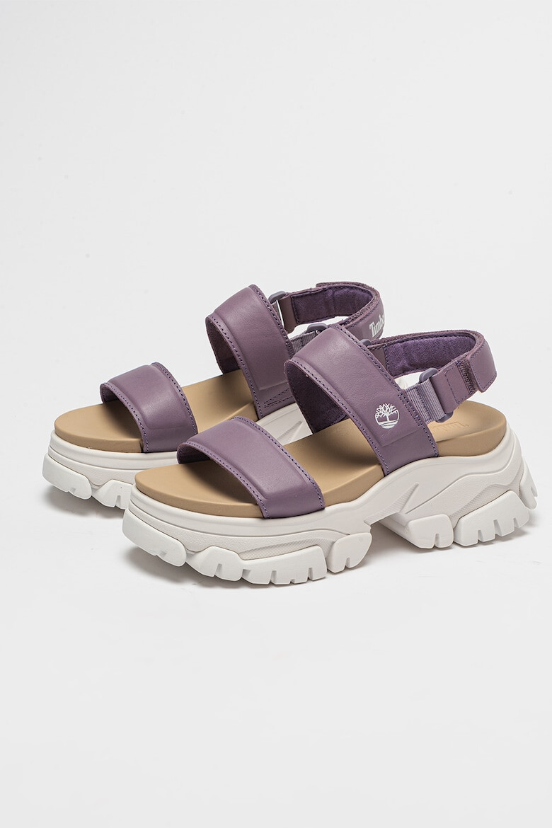Timberland Кожени сандали с велкро - Pepit.bg