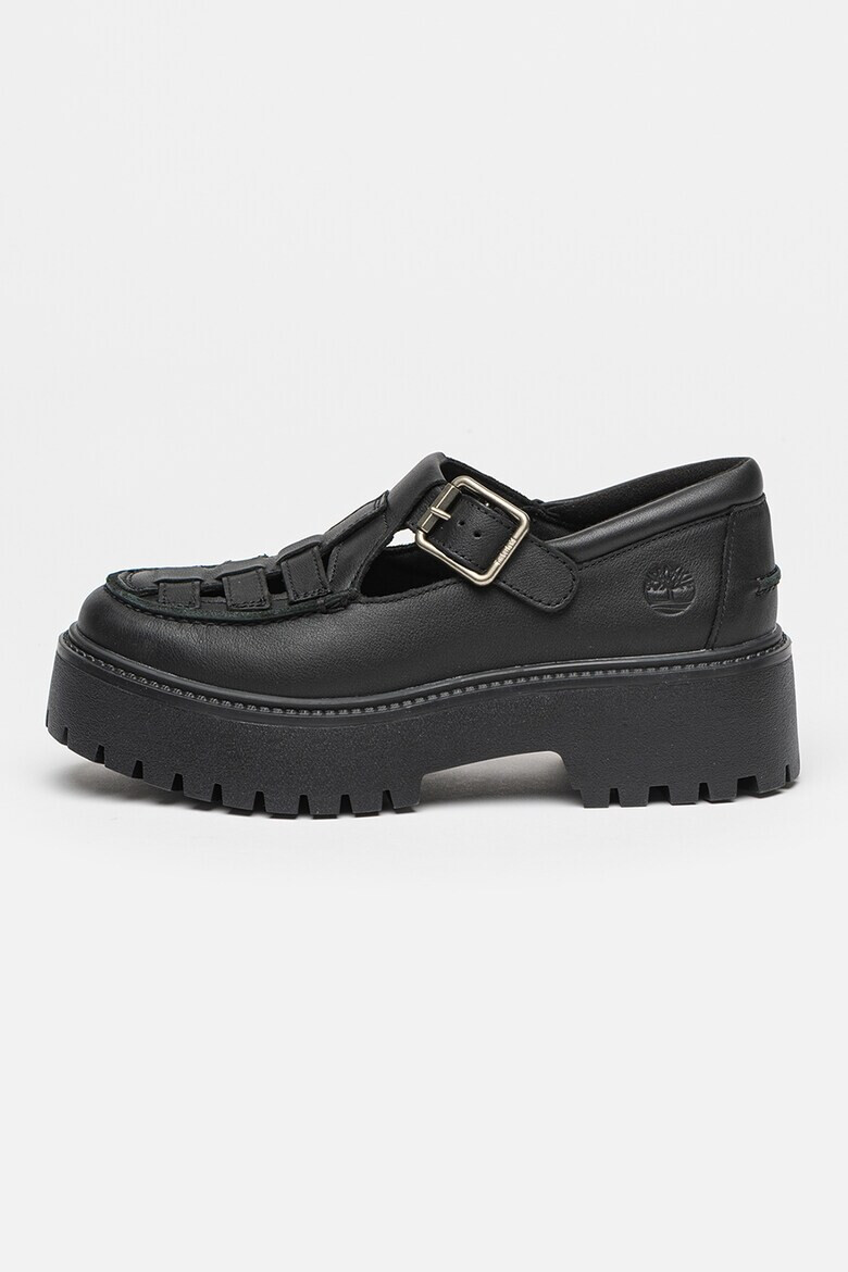 Timberland Обувки Stone Street с платформа - Черен - Pepit.bg