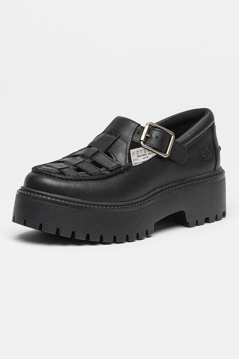 Timberland Обувки Stone Street с платформа - Черен - Pepit.bg