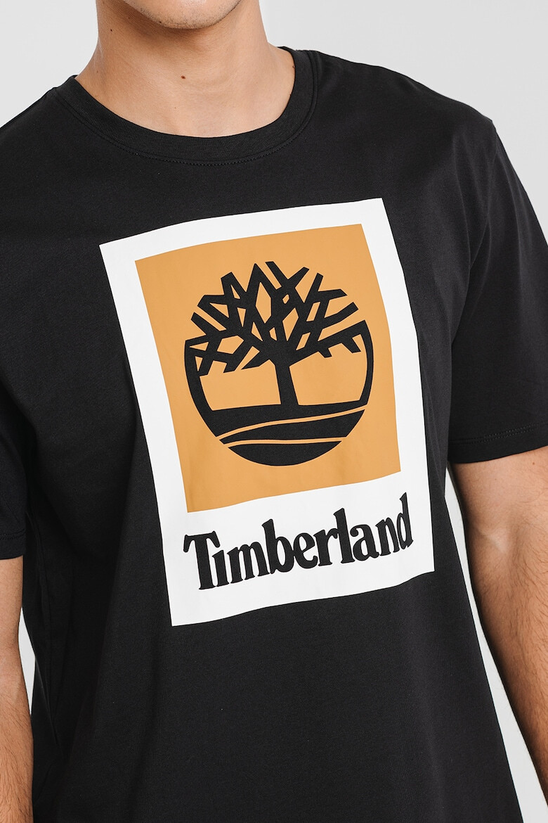 Timberland Памучна тениска с лого - Pepit.bg