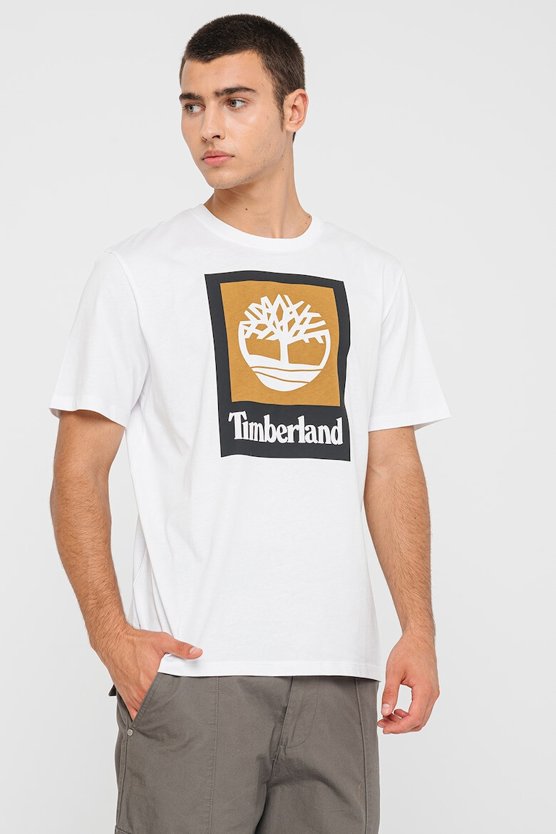 Timberland Памучна тениска с лого - Pepit.bg