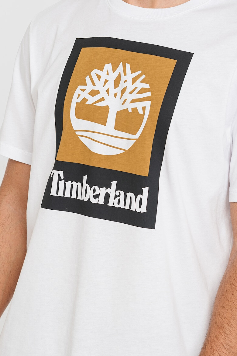 Timberland Памучна тениска с лого - Pepit.bg