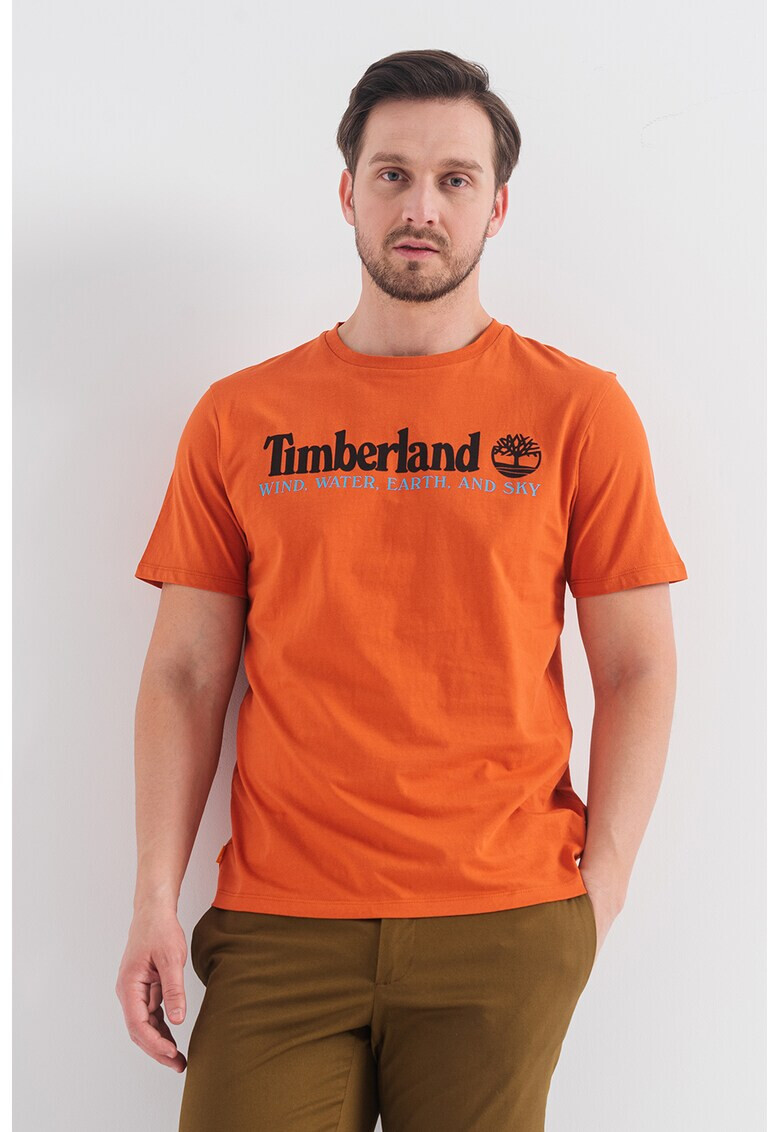 Timberland Памучна тениска с лого - Pepit.bg