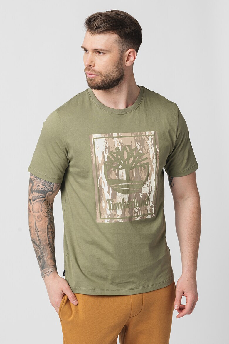 Timberland Тениска Camo с лого - Pepit.bg