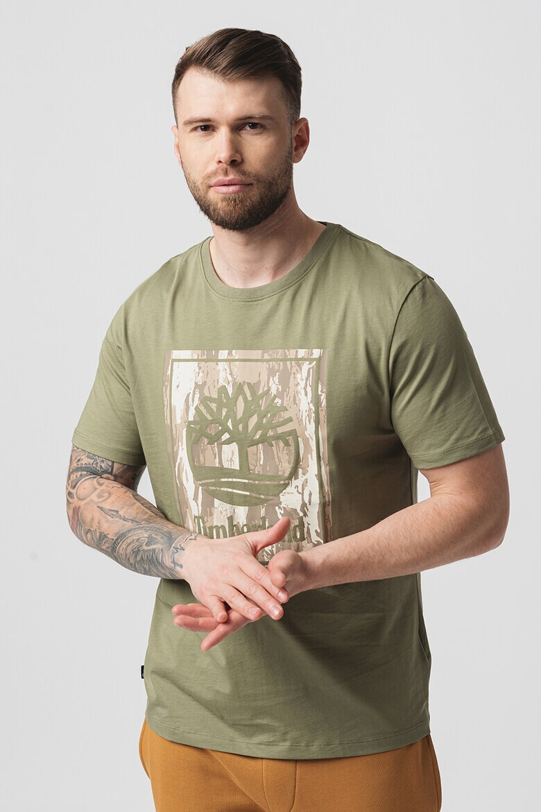 Timberland Тениска Camo с лого - Pepit.bg