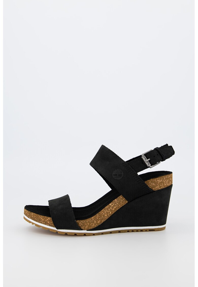 Timberland Велурени сандали Capri Sunset с платформа - Pepit.bg