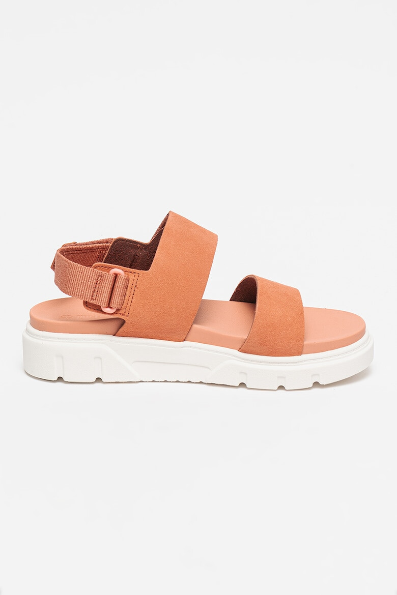 Timberland Велурени сандали с велкро - Pepit.bg