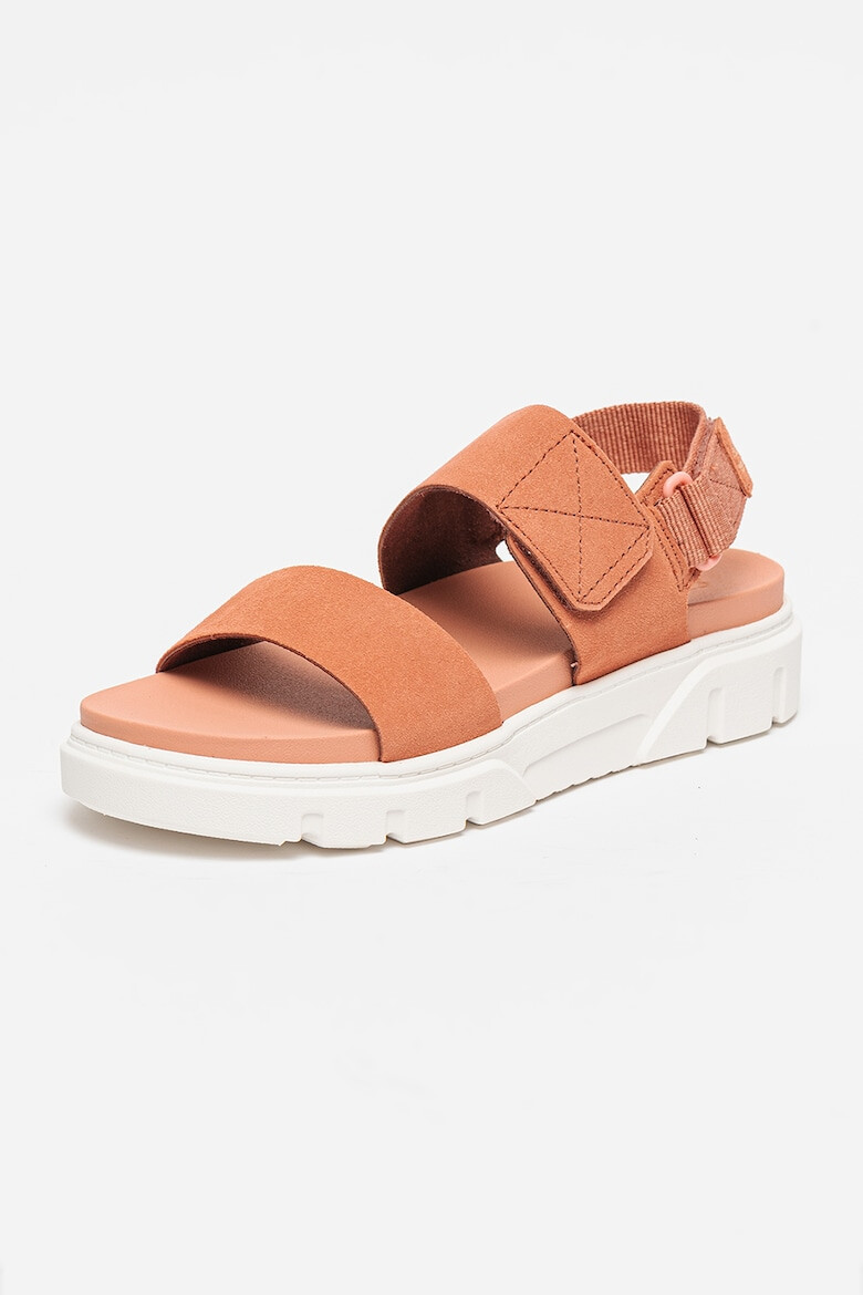 Timberland Велурени сандали с велкро - Pepit.bg