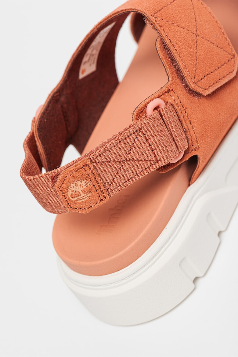 Timberland Велурени сандали с велкро - Pepit.bg