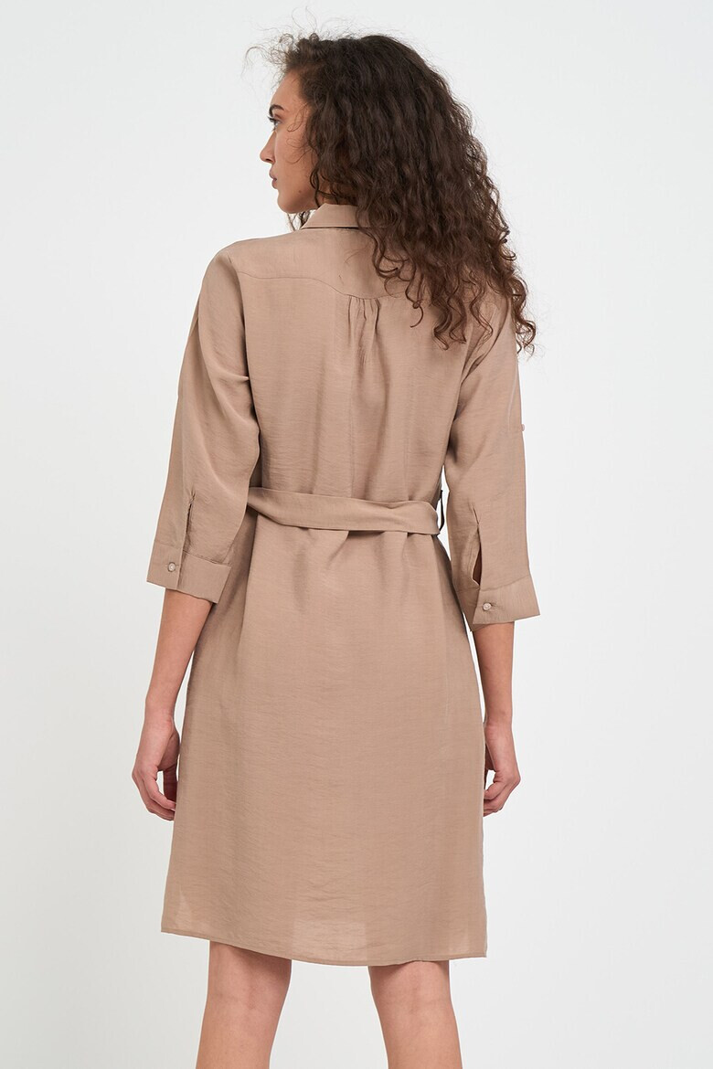 Timeout Права рокля с модал с колан - Pepit.bg
