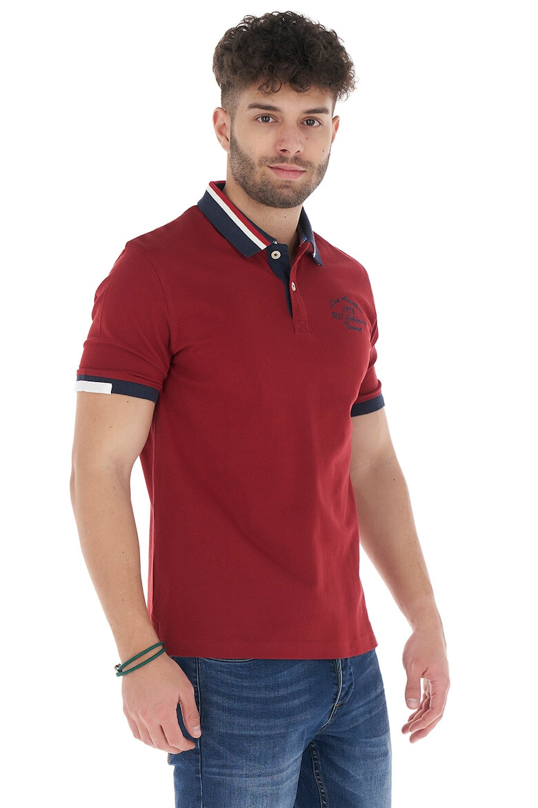 Timeout Тениска с яка и контрасти - Pepit.bg