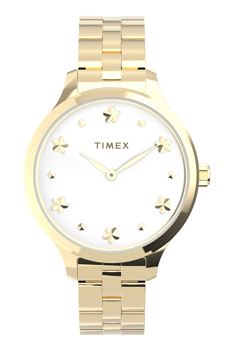 Timex Аналогов часовник с флорални обозначения - Pepit.bg