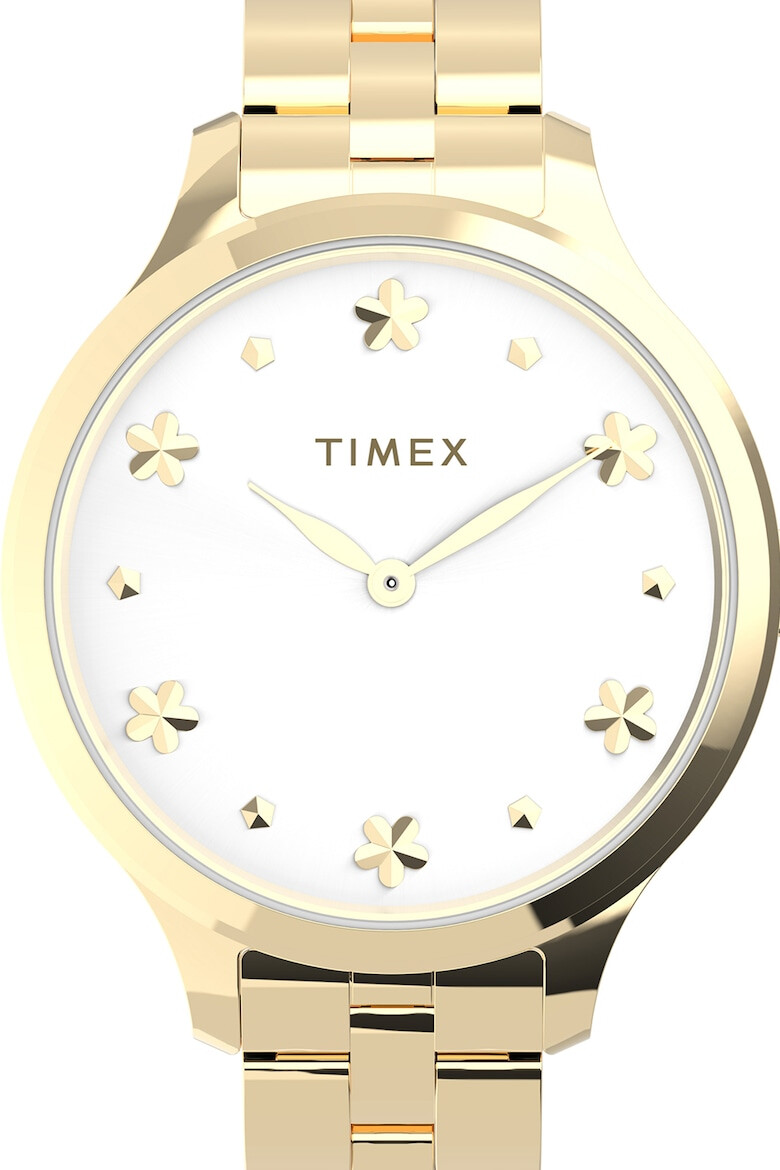 Timex Аналогов часовник с флорални обозначения - Pepit.bg