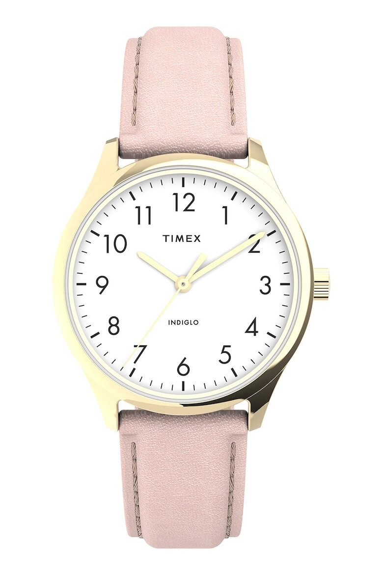 Timex Часовник Easy Reader с кожена каишка - 32 мм - Pepit.bg