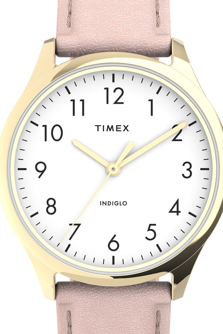 Timex Часовник Easy Reader с кожена каишка - 32 мм - Pepit.bg