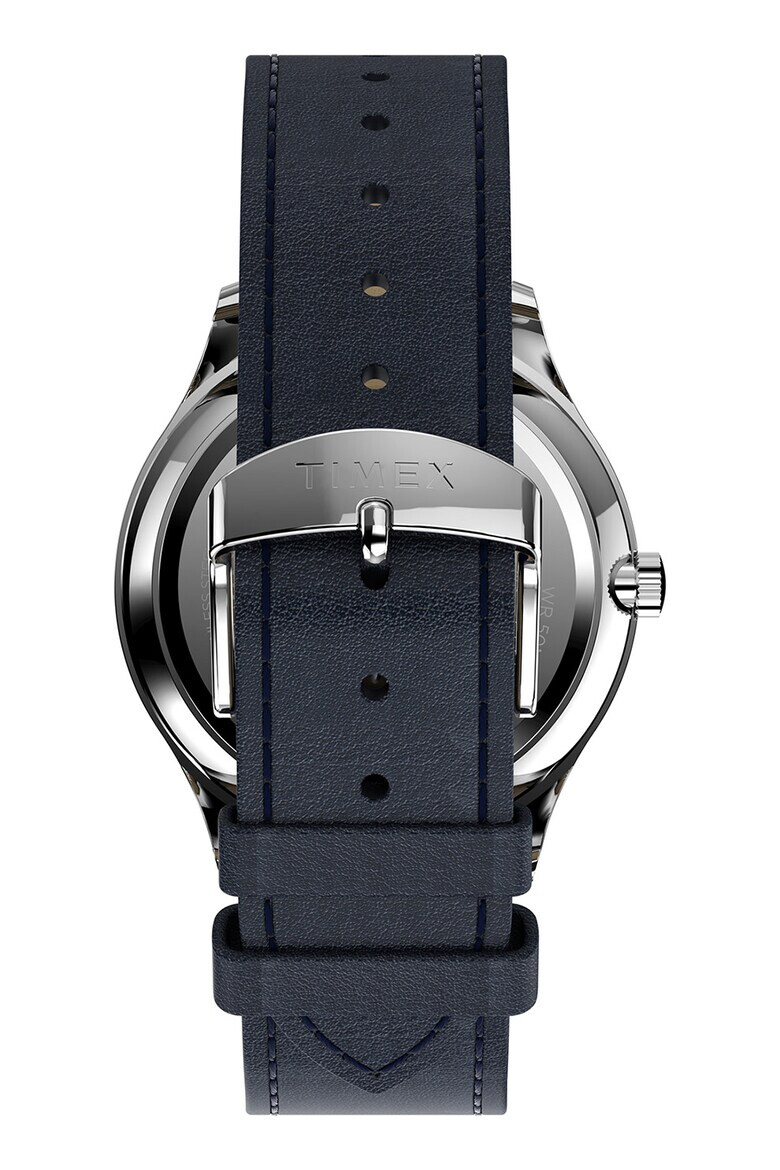 Timex Часовник Easy Reader с кожена каишка - 40 мм - Pepit.bg