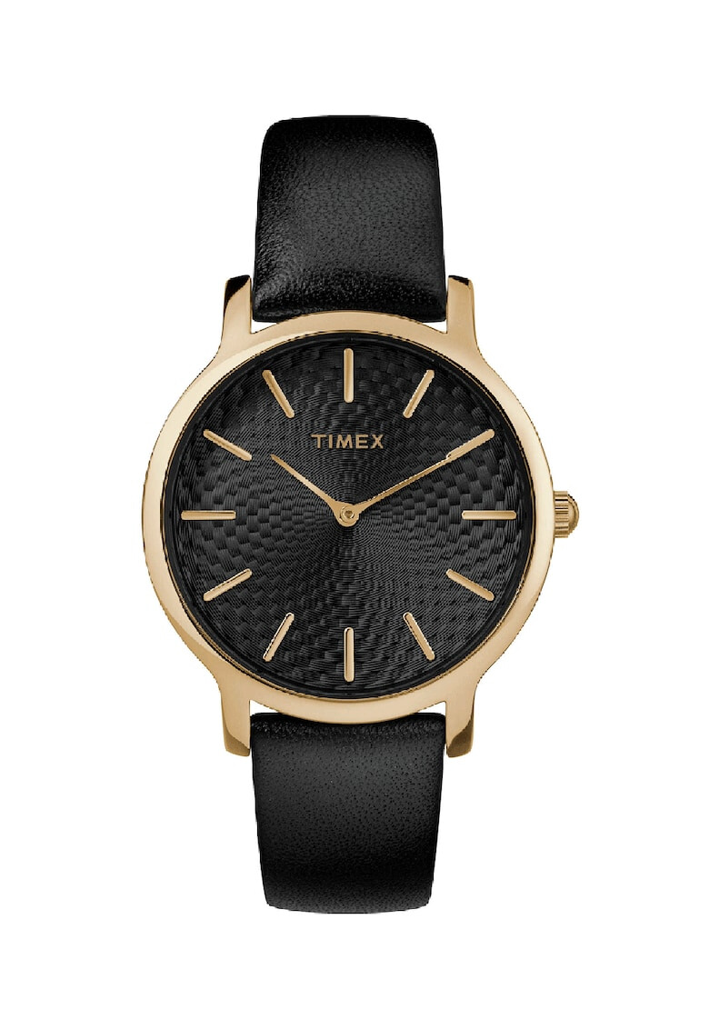 Timex Часовник с кожена каишка - Pepit.bg