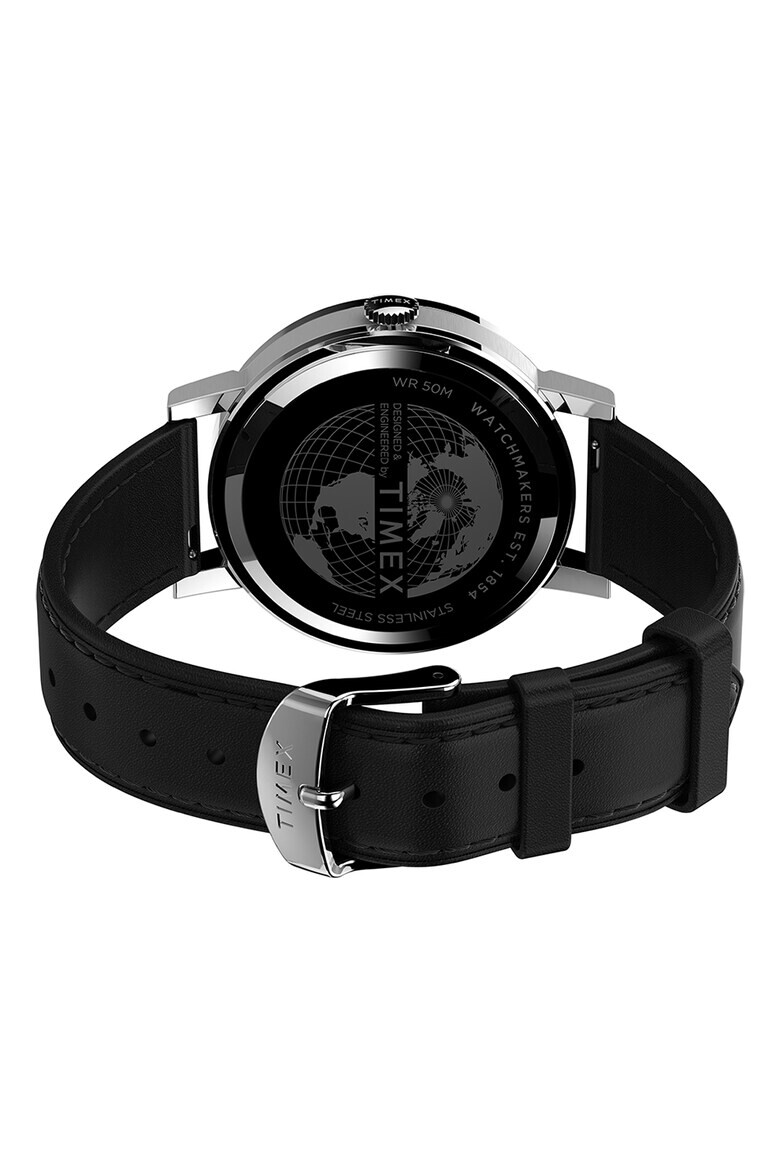 Timex Часовник с кожена каишка - Pepit.bg