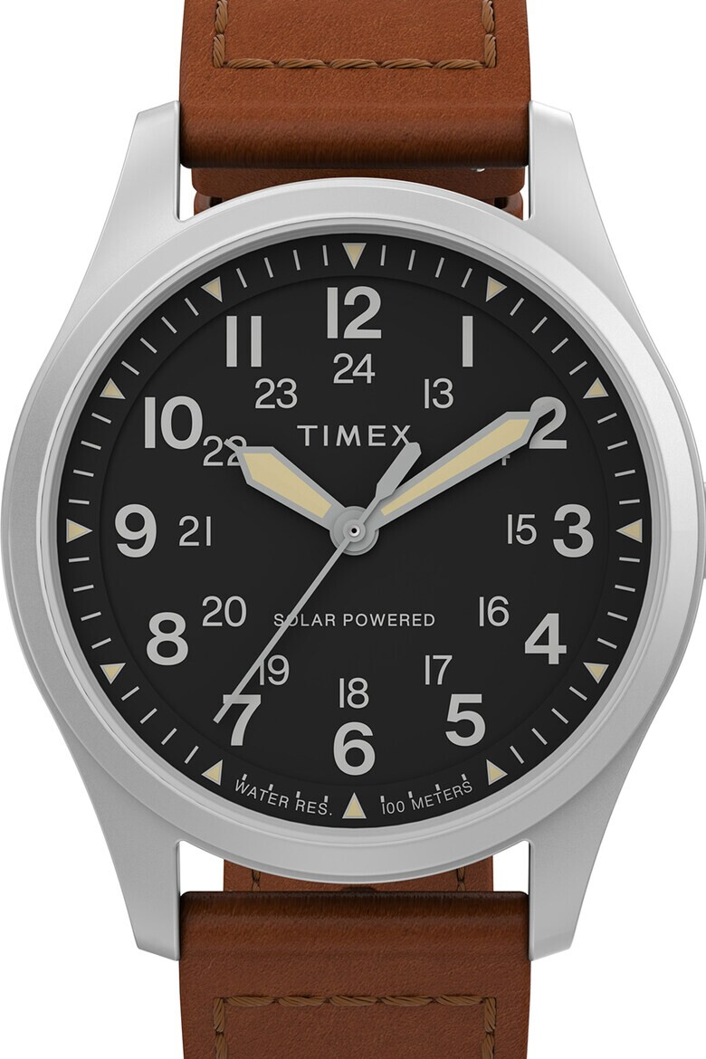 Timex Часовник с кожена каишка - Pepit.bg