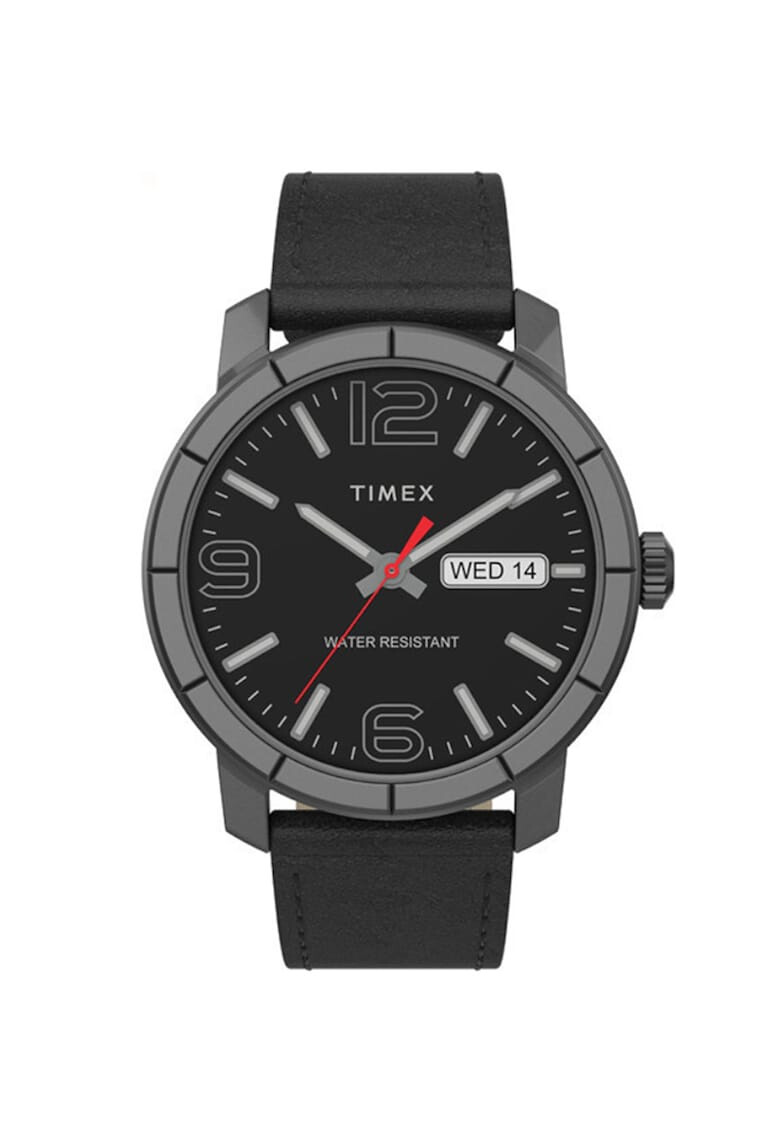 Timex Часовник с кожена каишка - Pepit.bg