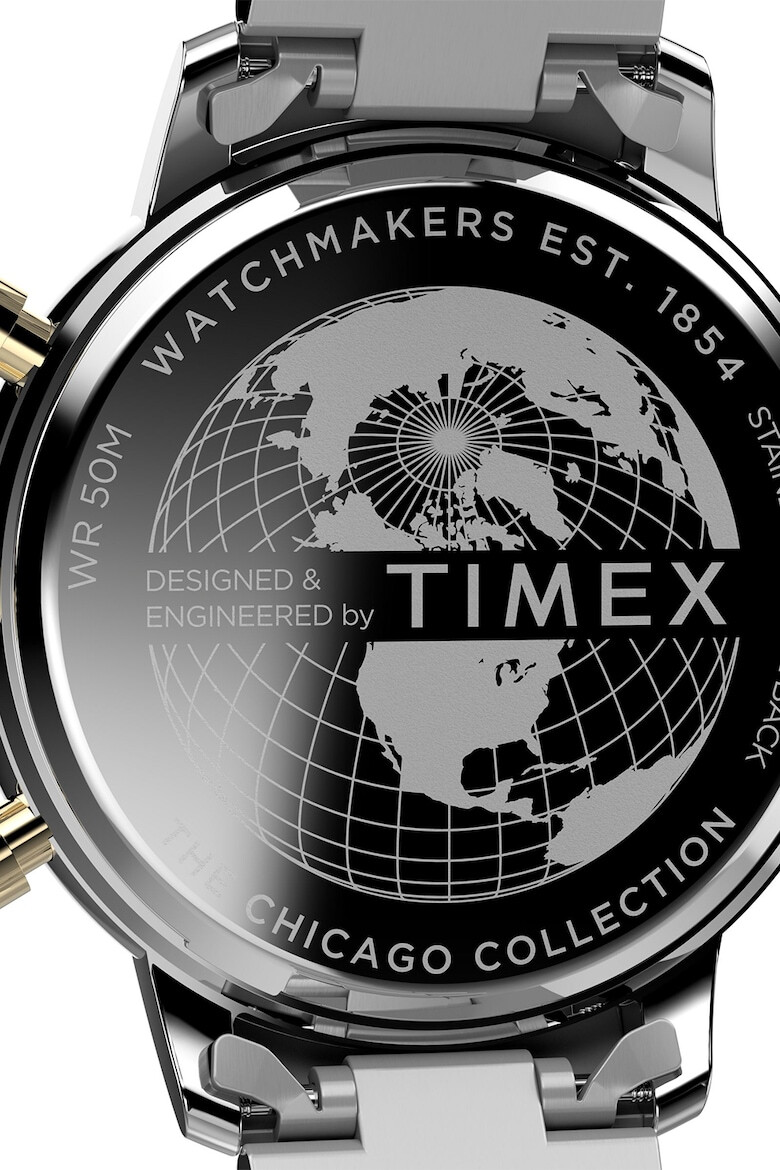 Timex Двуцветен часовник Chicago с хронограф 45ММ - Pepit.bg