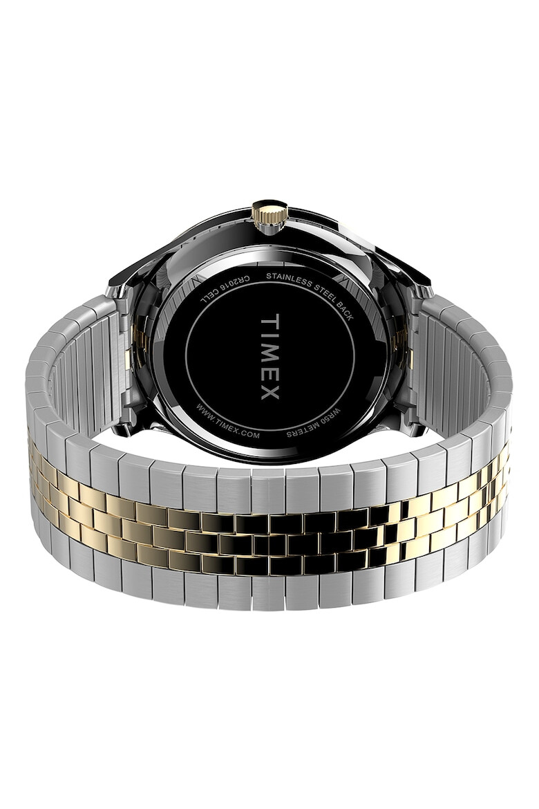 Timex Кварцов часовник Easy Reader® от неръждаема стомана - 40 мм - Pepit.bg