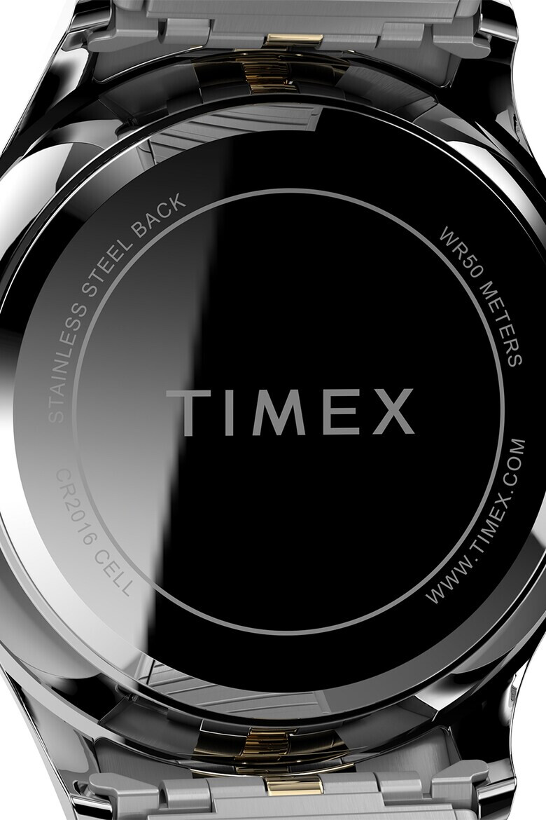 Timex Кварцов часовник Easy Reader® от неръждаема стомана - 40 мм - Pepit.bg